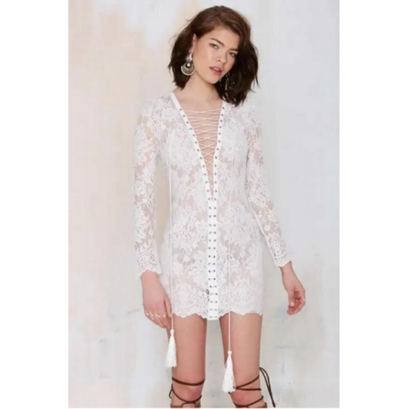 The Jetset Diaries White Lace Ruins Dress - Picture 9 of 14